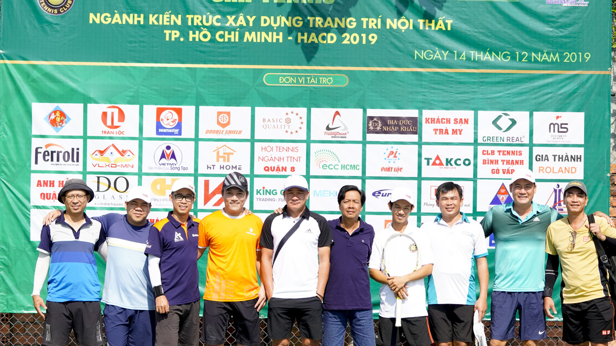 Basics Vietnam đồng hành cùng giải Tennis ngành Kiến Trúc Xây Dựng - Trang Trí Nội Thất TP.HCM - HACD 2019 !!!