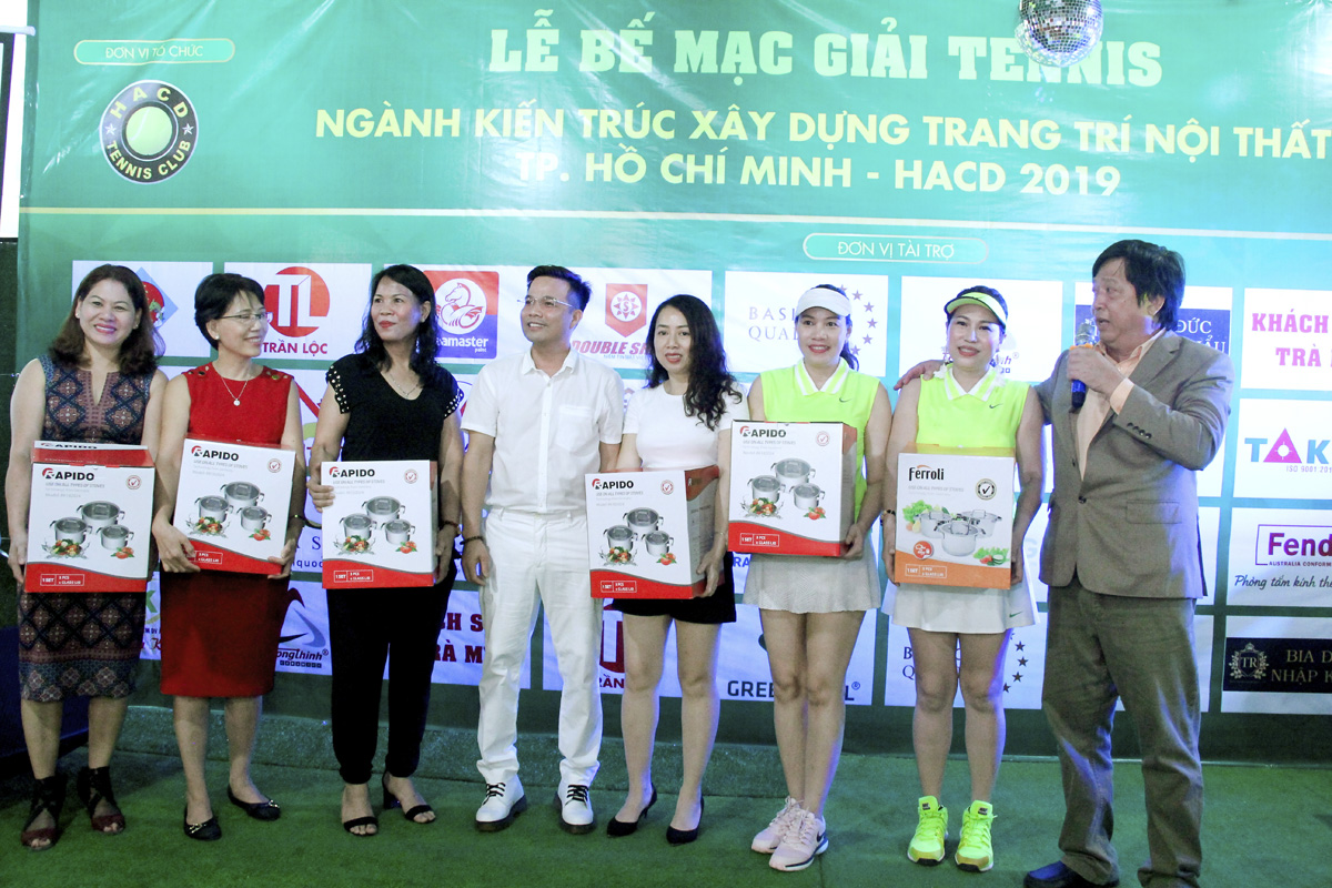 Basics Vietnam đồng hành cùng giải Tennis ngành Kiến Trúc Xây Dựng - Trang Trí Nội Thất TP.HCM - HACD 2019 !!!