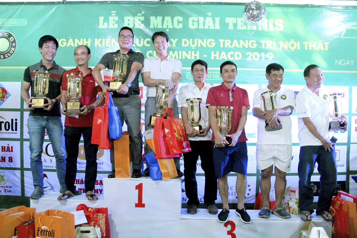Basics Vietnam đồng hành cùng giải Tennis ngành Kiến Trúc Xây Dựng - Trang Trí Nội Thất TP.HCM - HACD 2019 !!!