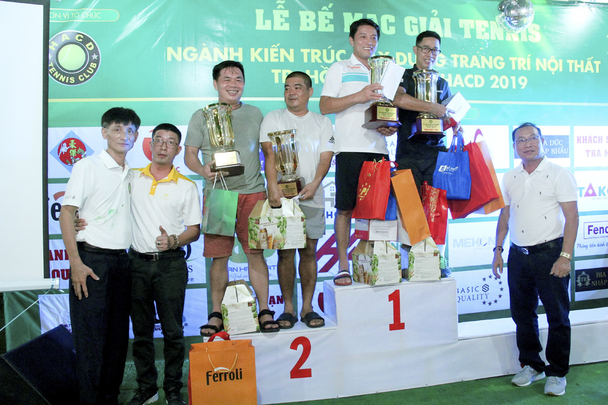 Basics Vietnam đồng hành cùng giải Tennis ngành Kiến Trúc Xây Dựng - Trang Trí Nội Thất TP.HCM - HACD 2019 !!!